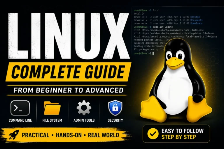 Linux Administration & Command Line Mastery – Beginner to Advanced